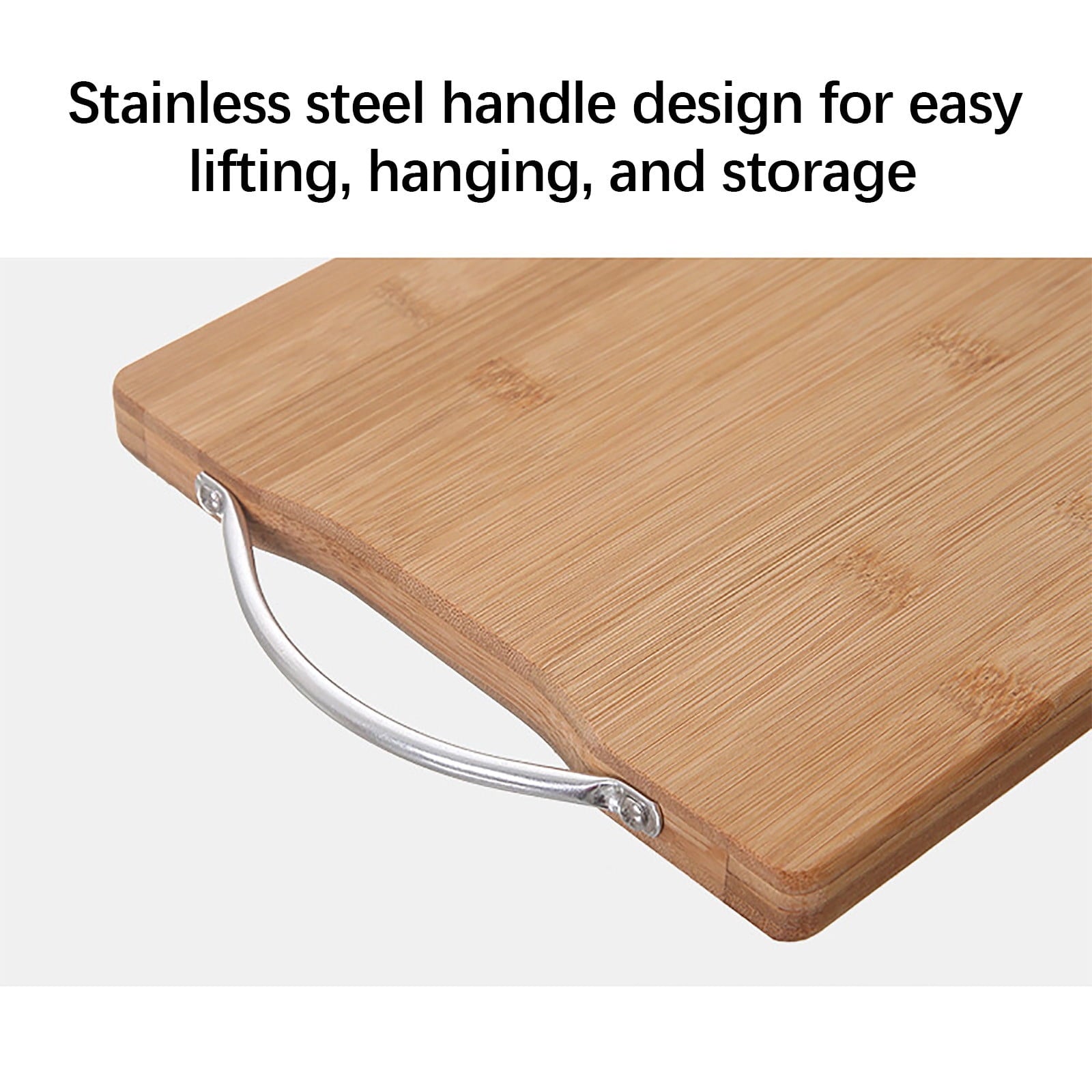 Pompotops Professional Cutting Board, Thickened Cutting Board Chinese Kitchen Cutting Board Large Solid Wood Knife Board Fruit Chopping Board Stall Chopping Board, For Kitchen Essentials