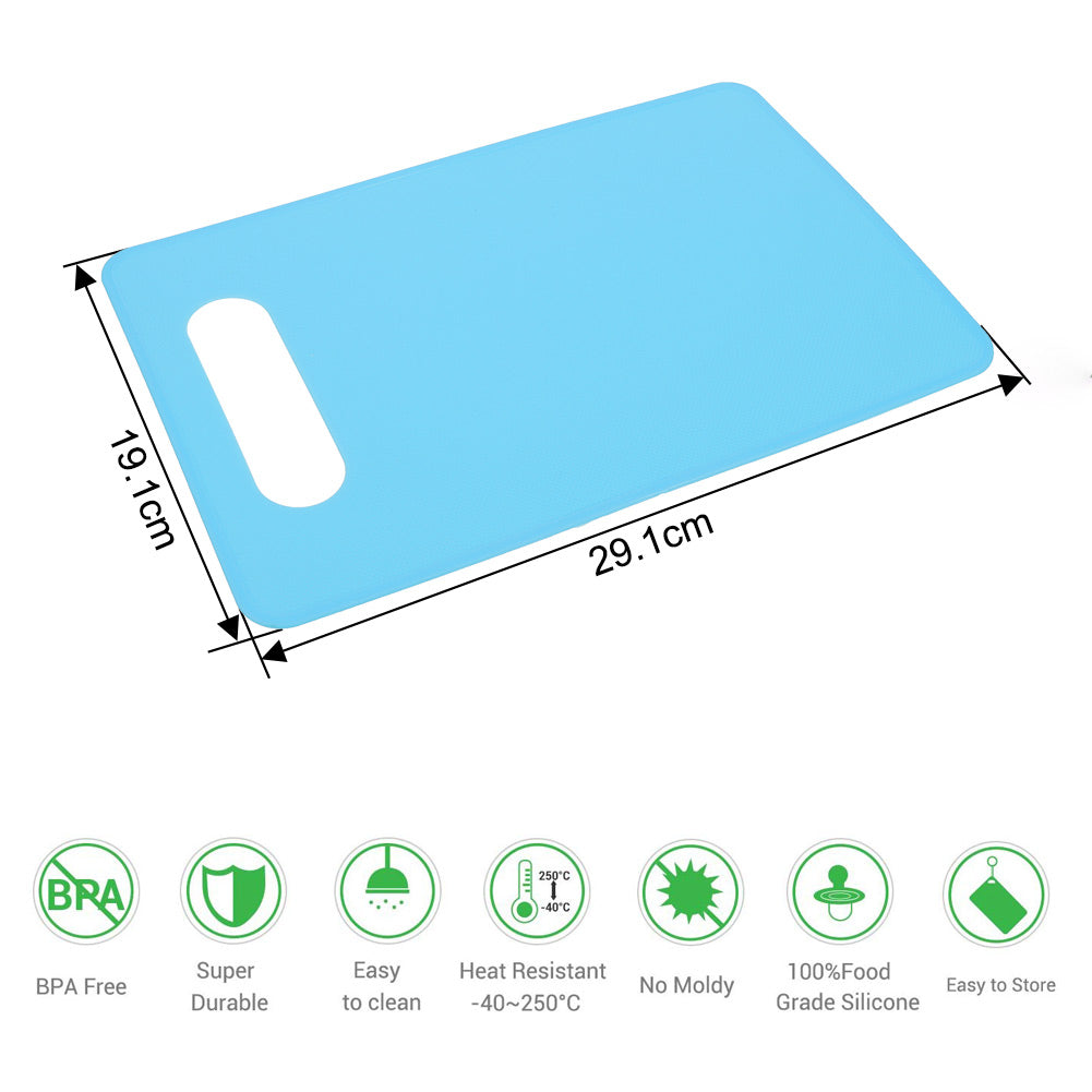 sixwipe 6 Pieces Flexible Cutting Boards for Kitchen, Cutting Mats for Cooking, Colored Cutting Mat Set, BPA Free Plastic Cutting Boards Non Slip Cutting Mats for Meat and Vegetables Dishwasher Safe