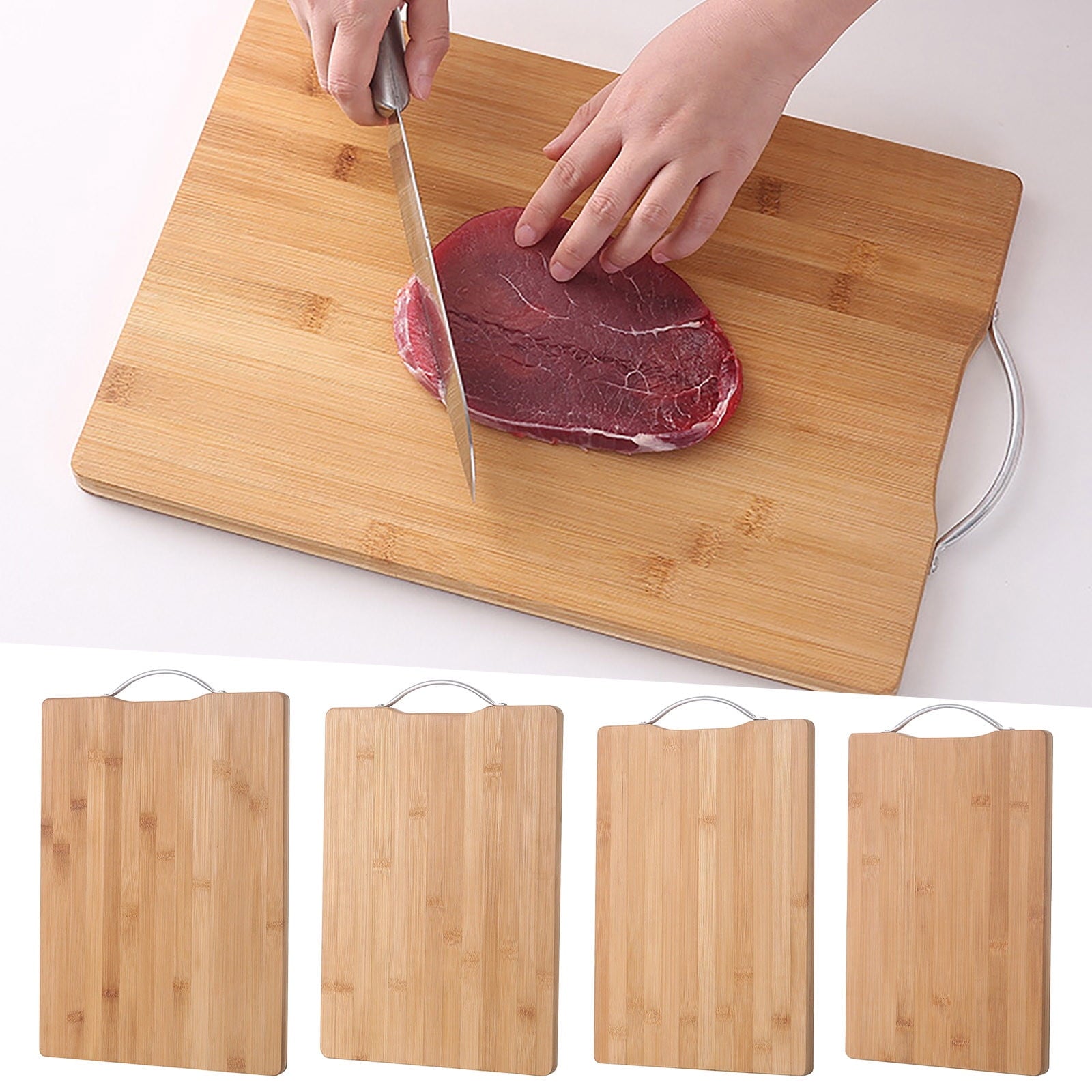 Pompotops Professional Cutting Board, Thickened Cutting Board Chinese Kitchen Cutting Board Large Solid Wood Knife Board Fruit Chopping Board Stall Chopping Board, For Kitchen Essentials